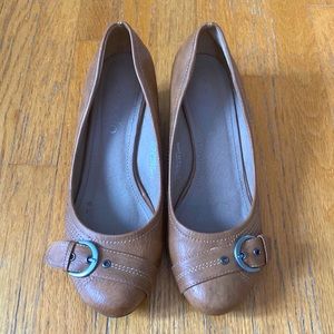 Tan Wedges size 10